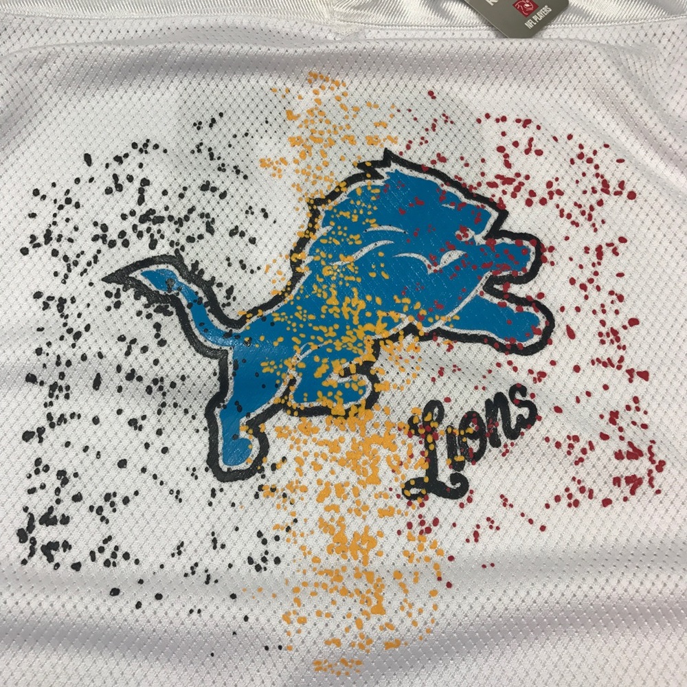 Detroit Lions NFL Jersey Johnson Kids Youth XL - Picture 4 of 8